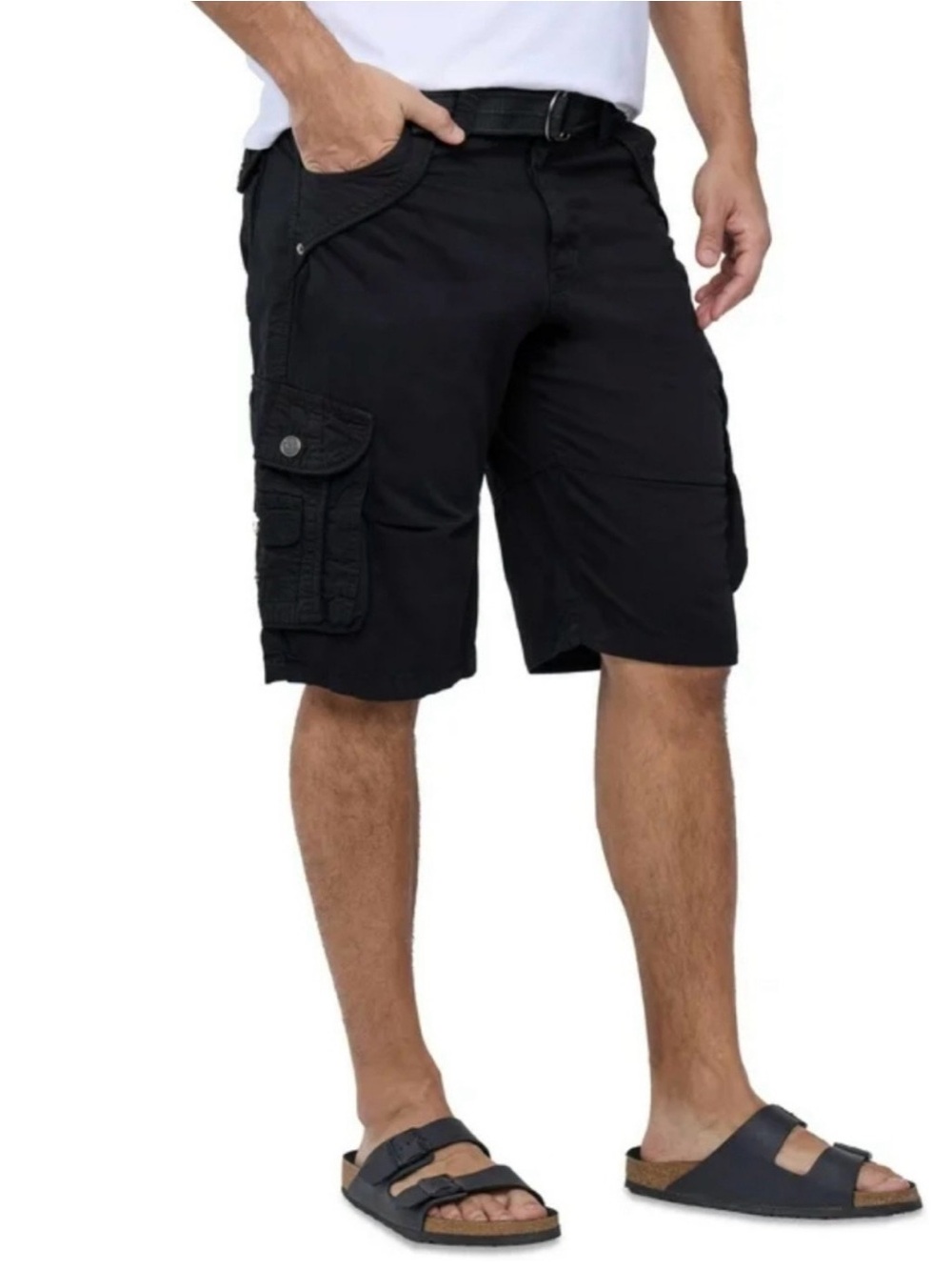 Men’s XRay Belted Double Pockrt Bermuda Cargo Shorts Size 54 NWT